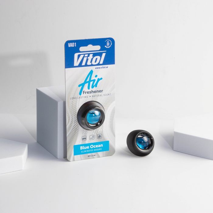 Ароматизатор для автомобиля VITOL Air Blue Ocean 2.3мл (VA01) изображение 2