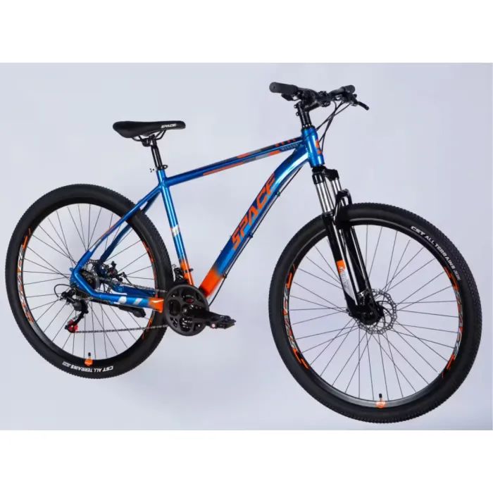 Велосипед Space 29" MERCURY DD FR рама-18" AL 2026 синьо-помаранчевий (OPS-SP-29-169) зображення 2
