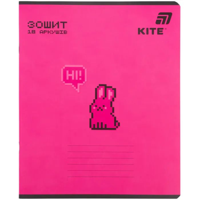 Зошит Kite One color, 18 аркушів, лінія (K26-237-1) зображення 10