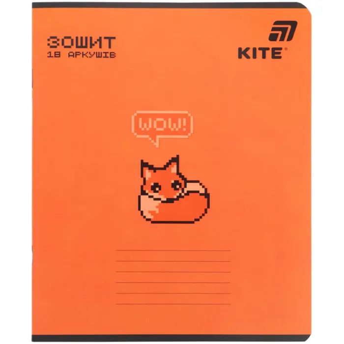 Зошит Kite One color, 18 аркушів, лінія (K26-237-1) зображення 6