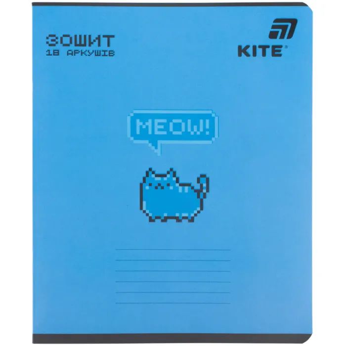 Зошит Kite One color, 18 аркушів, лінія (K26-237-1) зображення 8