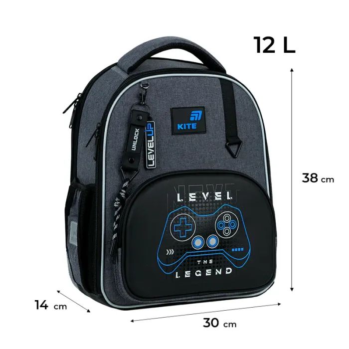 Портфель Kite Education каркасний 556 Level UP (K26-556M-3) зображення 11