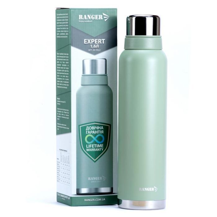 Термос Ranger Expert 0,75 L оливково-сірий (RA9919) изображение 2