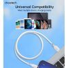 Дата кабель USB 2.0 AM to Lightning 1.0m 2.4A white Choetech (XAL-0003-WH-V2) изображение 10