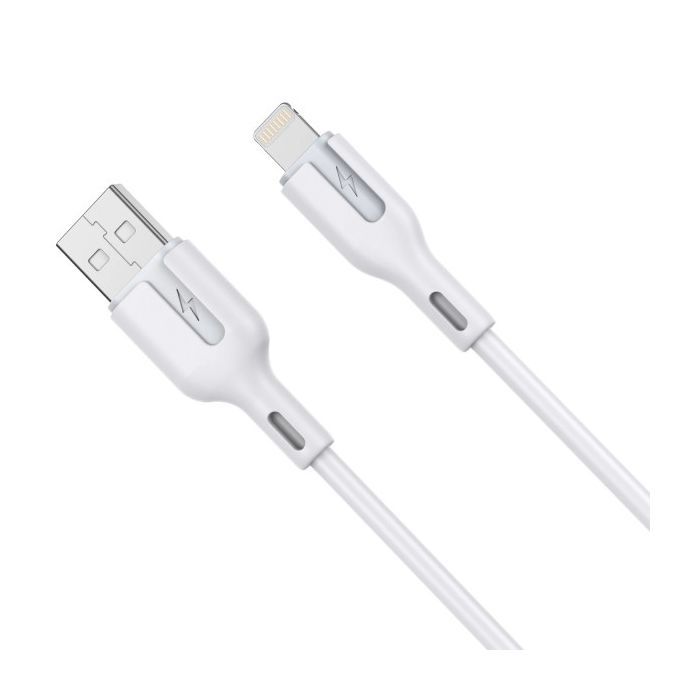 Дата кабель USB 2.0 AM to Lightning 1.0m 2.4A black Choetech (XAL-0003-BK-V2) изображение 2