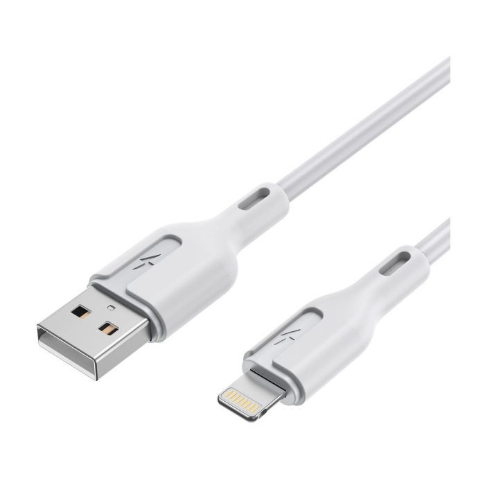 Дата кабель USB 2.0 AM to Lightning 1.0m 2.4A black Choetech (XAL-0003-BK-V2) изображение 3