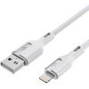 Дата кабель USB 2.0 AM to Lightning 1.0m 2.4A white Choetech (XAL-0003-WH-V2) изображение 3