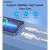 Дата кабель USB 2.0 AM to Lightning 1.0m 2.4A white Choetech (XAL-0003-WH-V2) изображение 7