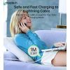Дата кабель USB 2.0 AM to Lightning 1.0m 2.4A white Choetech (XAL-0003-WH-V2) изображение 8