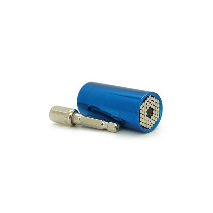 Торцевая головка Voltronic универсальная для шуруповерта 7-19 mm (25*52) 3/4 Blue (YT-UnScTBL) изображение 2