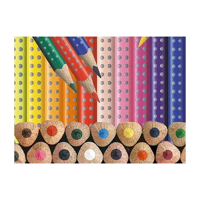 Карандаши цветные Faber-Castell Grip акварельні , тригранні,12 кольорів (112412) (14755) изображение 4