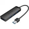 Концентратор Vention USB 3.0 to 4xUSB 3.0 0,15m black (CHLBB-SCB2)