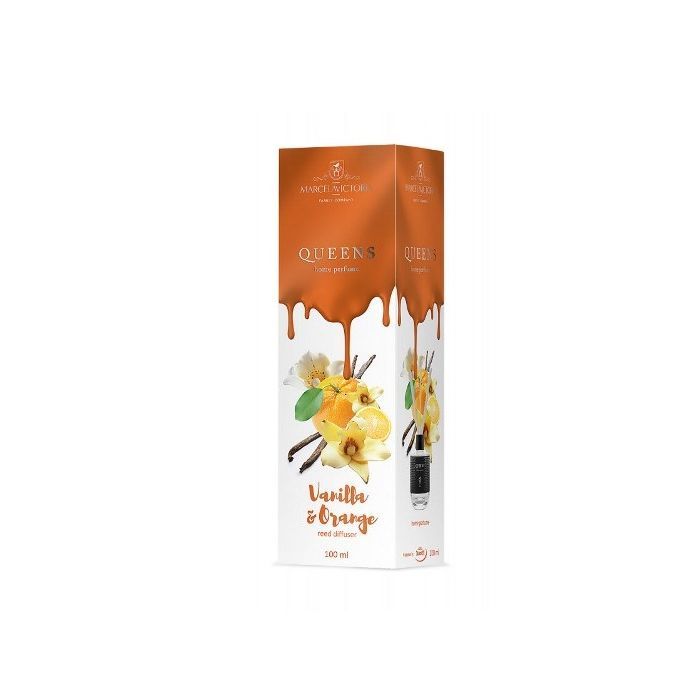 Аромадиффузор Tasotti Car & Home Queens White Vanilla & Orange 100 мл (100246)