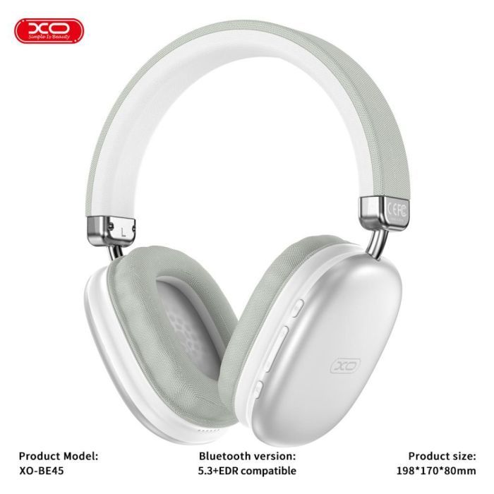 Навушники XO BE45 Silver (XO-BE45-SL) зображення 3