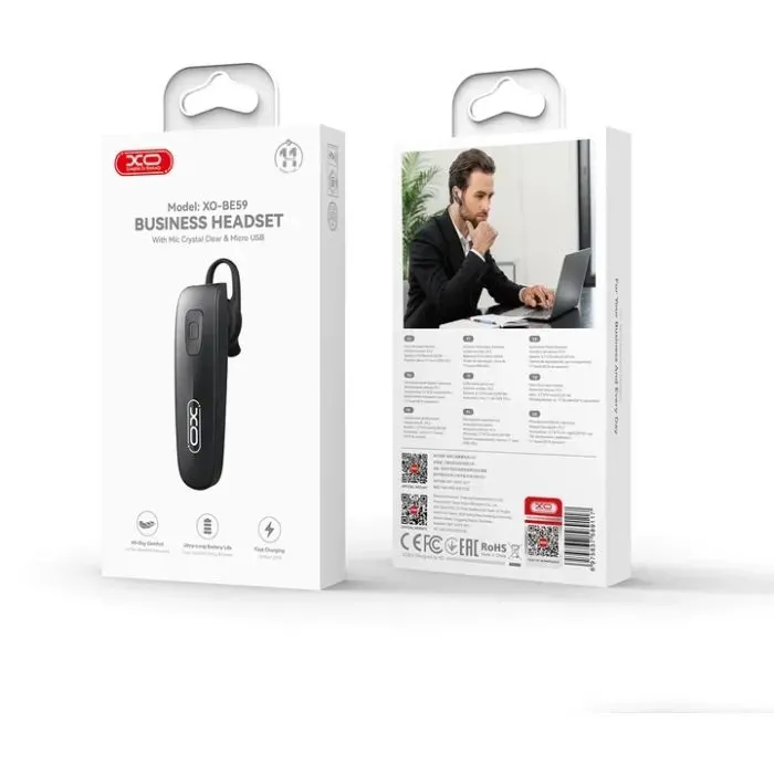 Bluetooth-гарнитура HiFuture BE59 Black (BE59.black) изображение 4