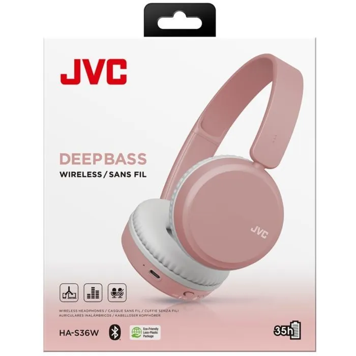 Наушники JVC HA-S36W-P Pink (HAS36W-PU) изображение 5