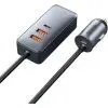 Зарядное устройство Baseus 2xUSB-C + 2xUSB 120W + extension cord gray (CCBT-A0G)