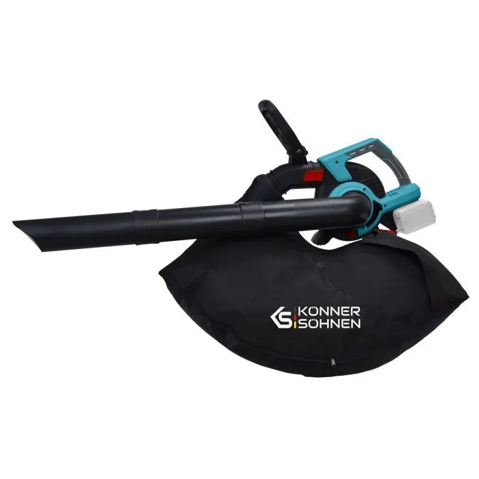 Воздуходувка Konner&Sohnen 40V (20+20V), 2x4Ah, 3.5кг (KSLBV-40VSET) изображение 5