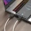 Дата кабель USB 2.0 AM to USB-C 1.0m silicone X90 Cool white HOCO (6931474788450) изображение 3