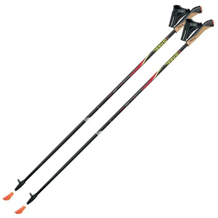 Палиці для скандинавської ходи Gabel FX-75 Snake Carbon 135 Dual Spike (7008351011350) (DAS303397)
