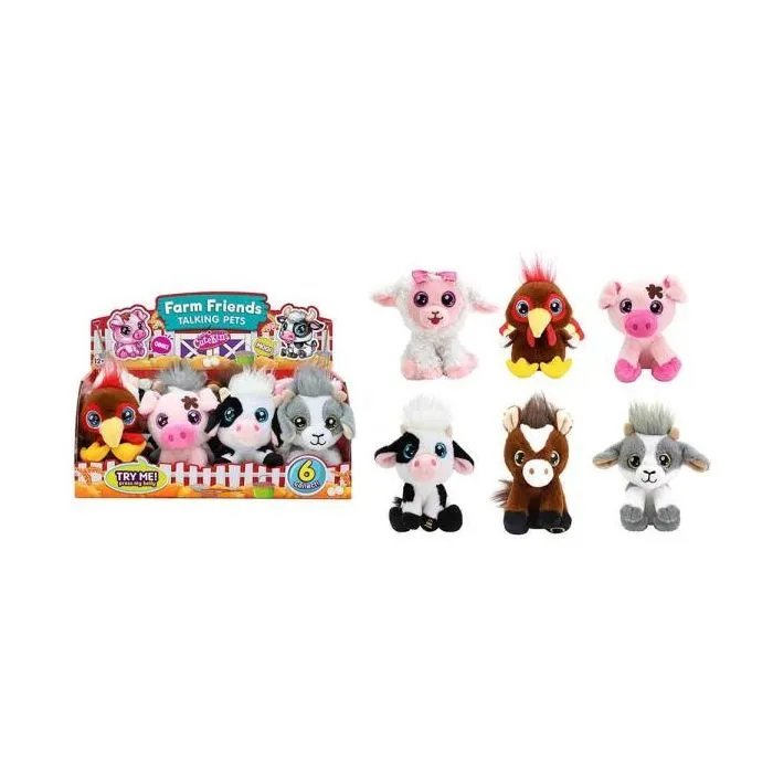 Мягкая игрушка Funville Cutekins животные на ферме Конек 12 см (FV35056-6) изображение 3