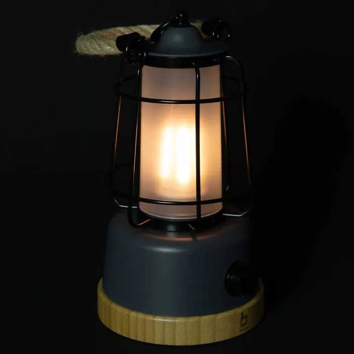 Фонарь Bo-Camp Harlington Rechargable Dimming 370 Lumen Bamboo-Grey (5818921) (DAS303872) изображение 11