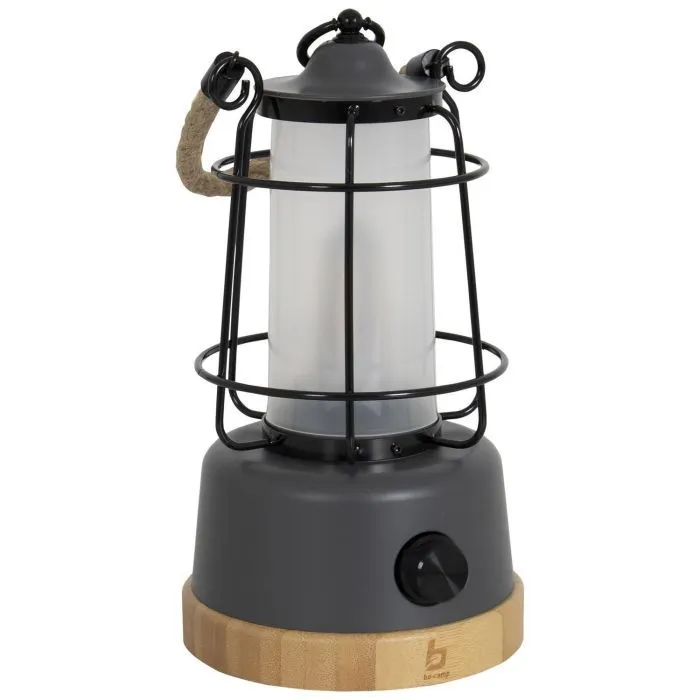 Фонарь Bo-Camp Harlington Rechargable Dimming 370 Lumen Bamboo-Grey (5818921) (DAS303872)