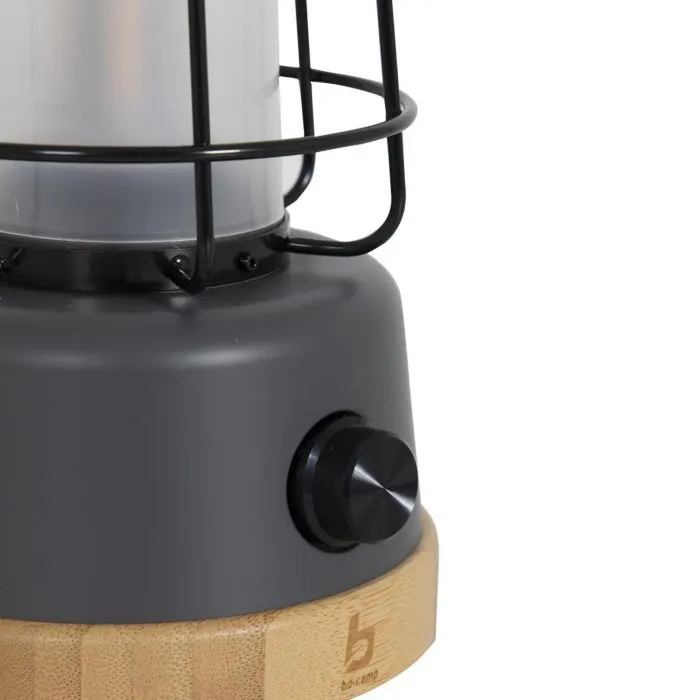 Фонарь Bo-Camp Harlington Rechargable Dimming 370 Lumen Bamboo-Grey (5818921) (DAS303872) изображение 6