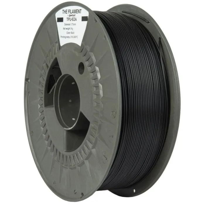 Пластик для 3D-принтера The Filament TPU-82A 1.75mm 1kg BLACK (TF-24126)