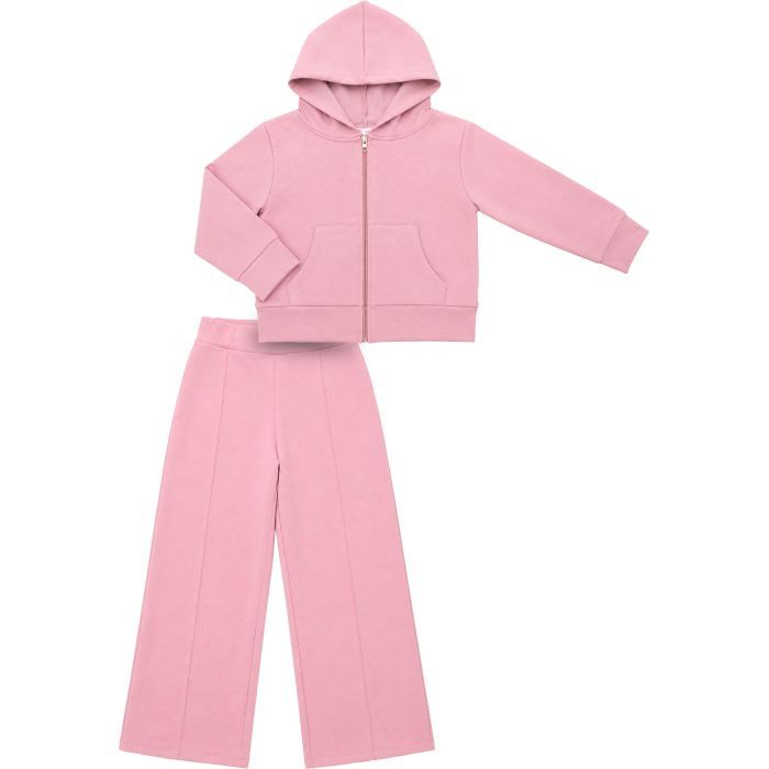 Спортивный костюм детский Breeze на молнии с капюшоном (21207-140G-pink)