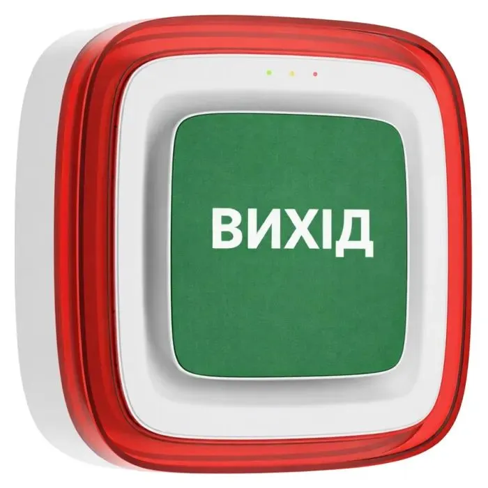 Сирена Ajax FireProtect (Sounder/VAD) white "ВИХІД"