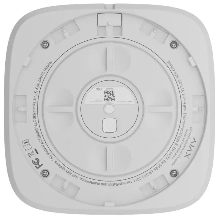 Сирена Ajax FireProtect (Sounder/VAD) white "ВИХІД" изображение 4