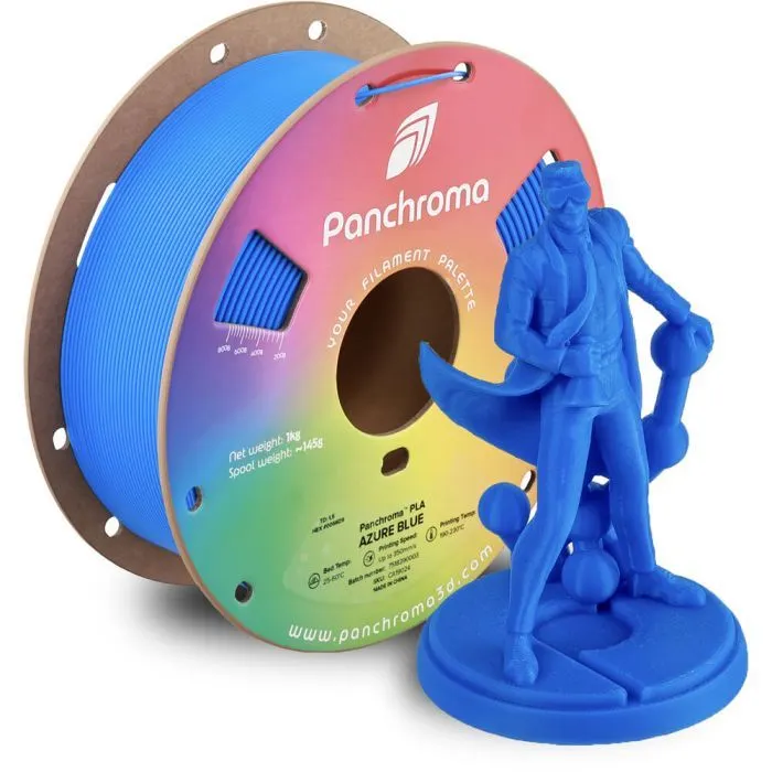 Пластик для 3D-принтера Polymaker PLA Panchroma 1,75mm 1kg Azure Blue (CA19024) зображення 4