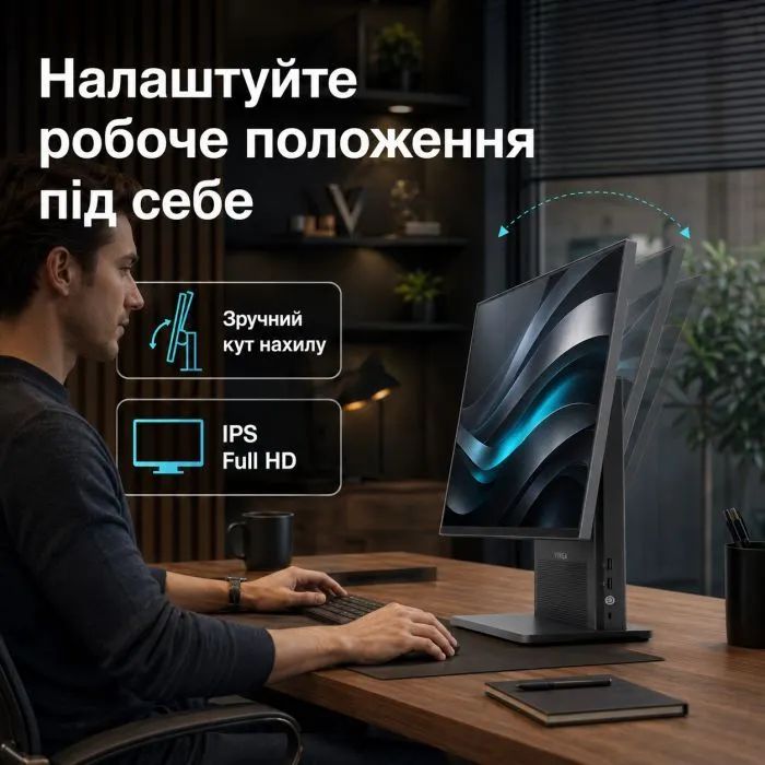 Комп'ютер Vinga AIO Advanced H0003 (I5M8INTWP.H0003) зображення 6