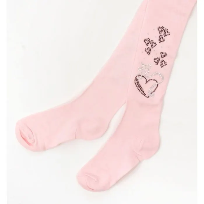 Колготки детские BNM со стразами (M0C0302-1174-3G-pink) изображение 2