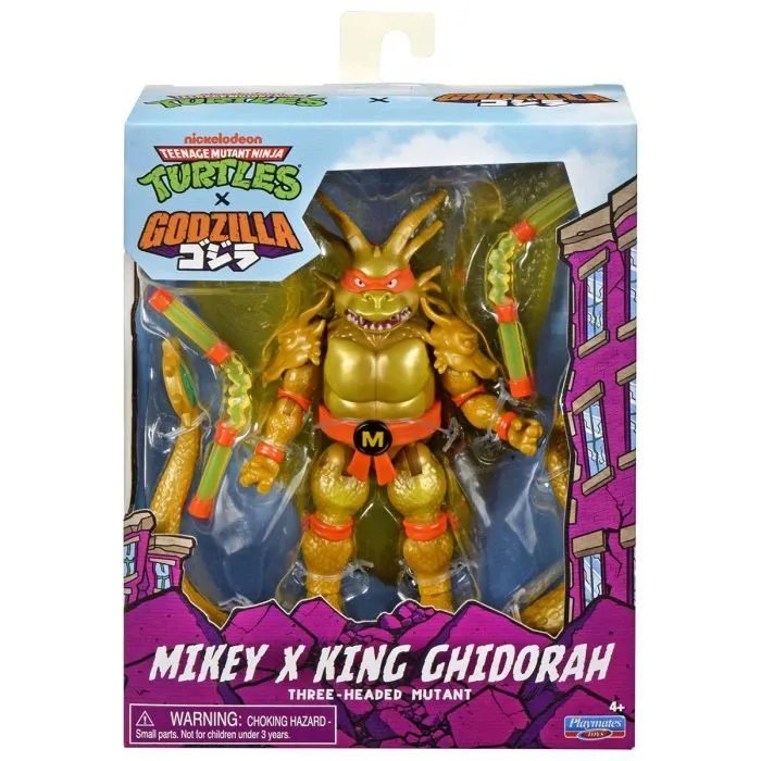 Фигурка Godzilla vs. Kong &TMNT – Майки в образе Короля Гидори (84673)