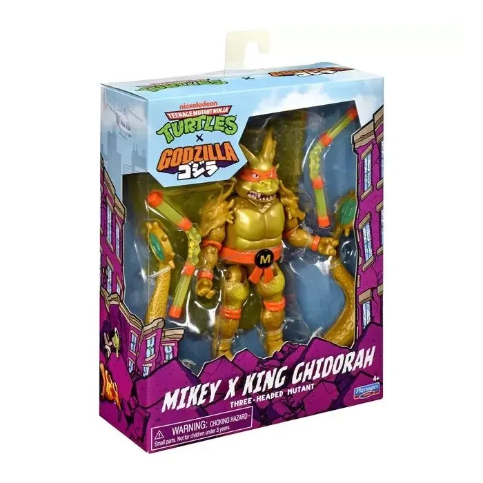 Фигурка Godzilla vs. Kong &TMNT – Майки в образе Короля Гидори (84673) изображение 6