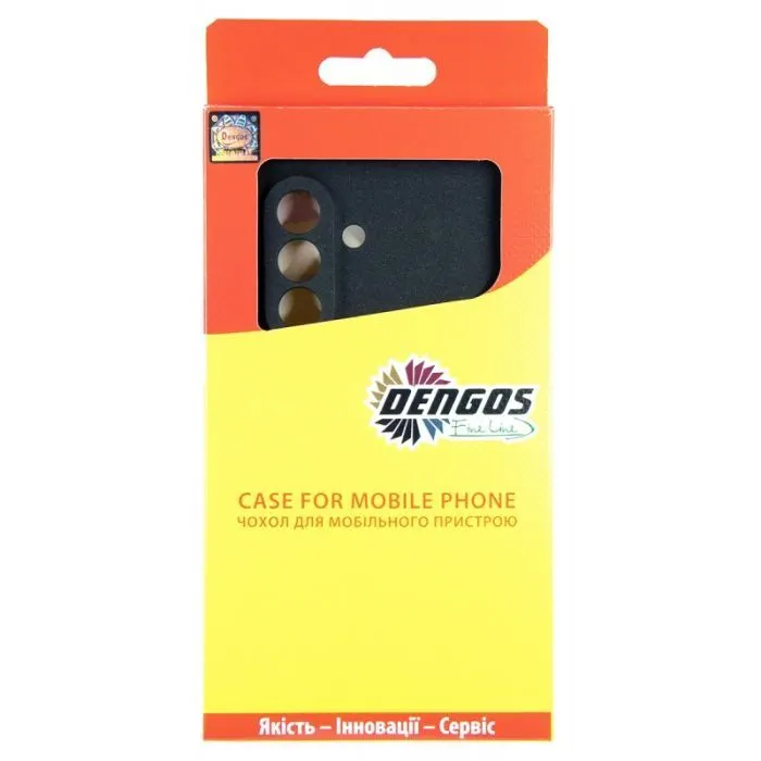 Чохол до мобільного телефона Dengos Carbon Cover + Glass Samsung Galaxy A27 Black (DG-KM-205) зображення 3