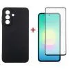 Чохол до мобільного телефона Dengos Carbon Cover + Glass Samsung Galaxy A27 Black (DG-KM-205)
