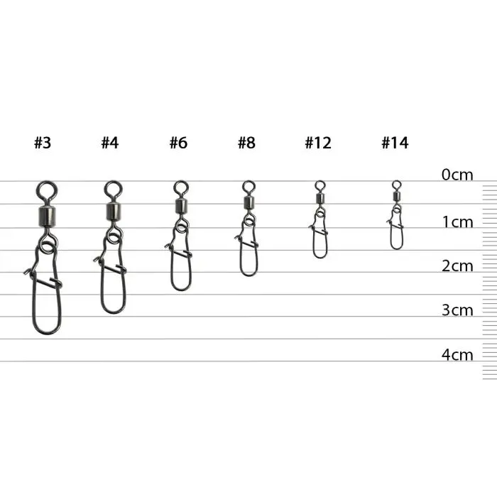 Вертлюг Select з застібкою Basic Swivel Snap No.14 (10 шт/уп) (1870.75.47) изображение 3