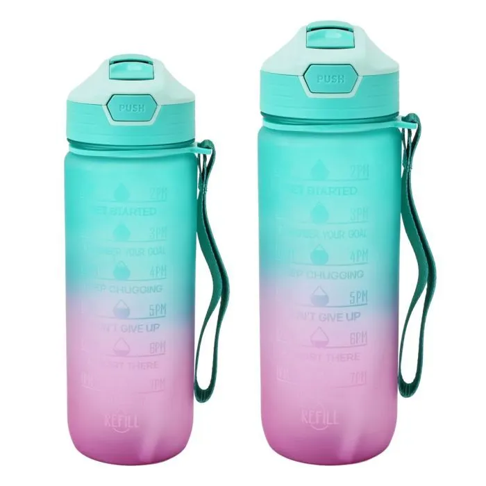 Бутылка для воды Gusto Went зелено-фіолетова 750 мл (GT-699016-750) изображение 2