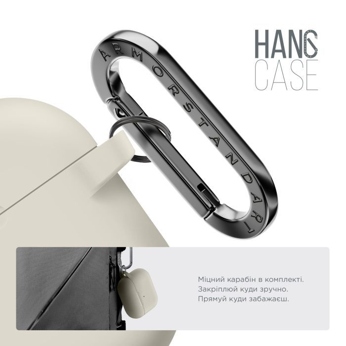 Чехол для наушников Armorstandart Hang Case For Apple AirPods Pro 3 Scarlet (ARM88283) изображение 4