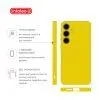 Чохол до мобільного телефона Intaleo Silicone Samsung Galaxy S24 Yellow (1283126600319) зображення 4