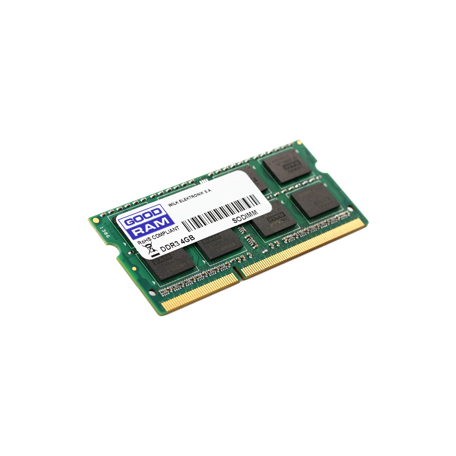 Модуль памяти для ноутбука SoDIMM DDR3 4GB 1600 MHz Goodram (GR1600S364L11/4G) изображение 2