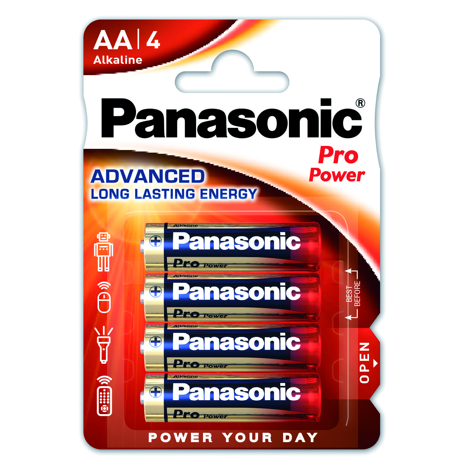 Батарейка Panasonic AA PRO POWER * 4 (LR6XEG/4BPR)
