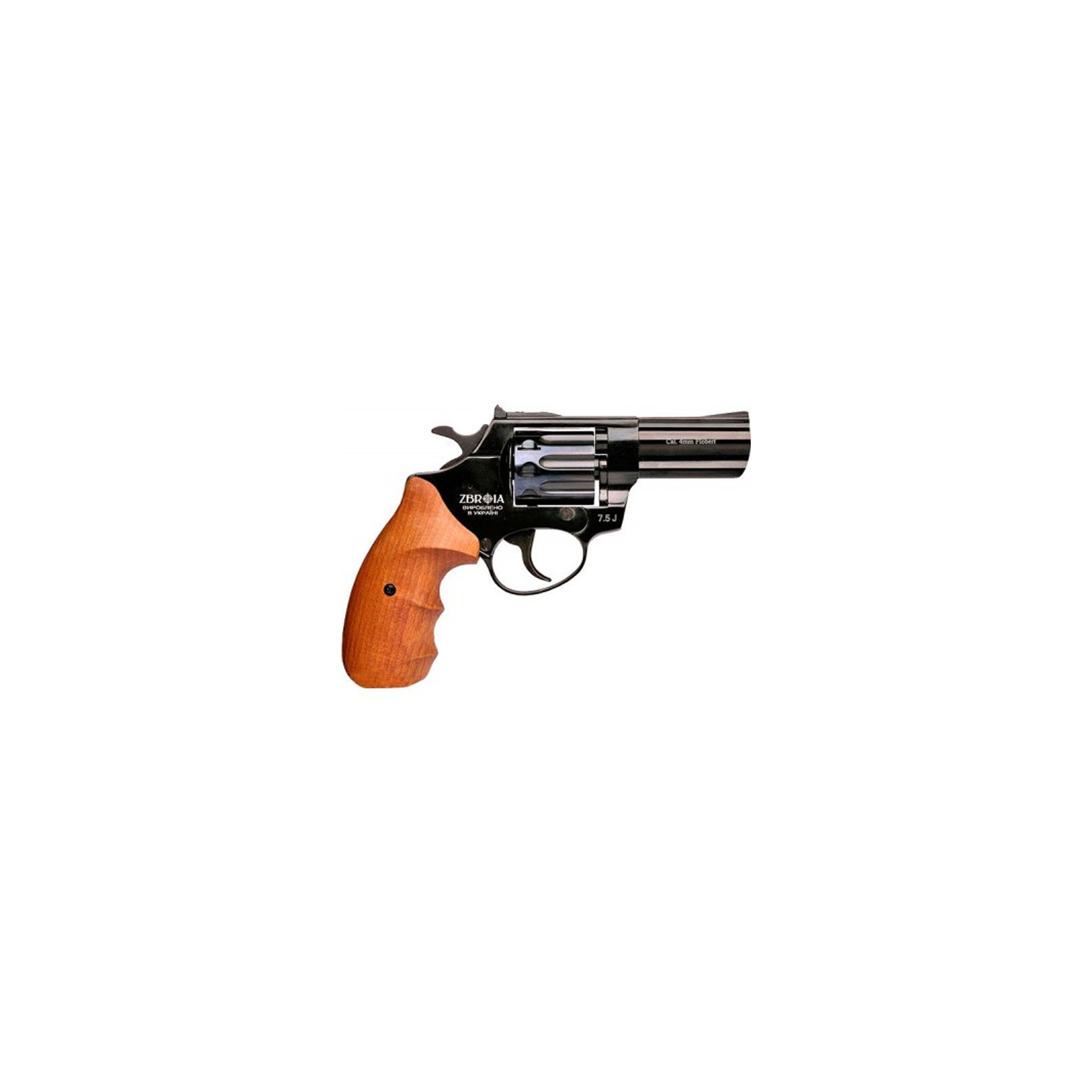 Револьвер под патрон Флобера ZBROIA Profi 3" (черный/бук) (3726.00.19)