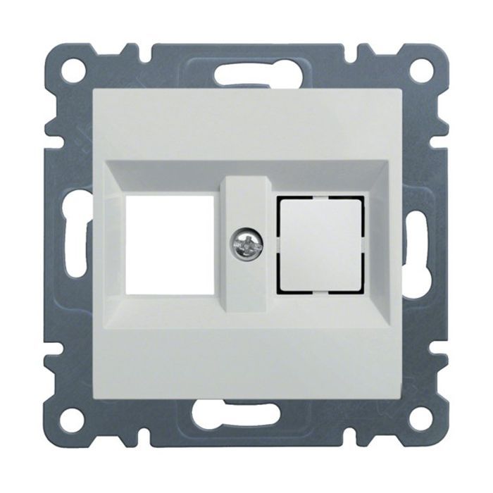 Комп'ютерна розетка Hager RJ12/RJ45 Lumina-2 (WL2320)