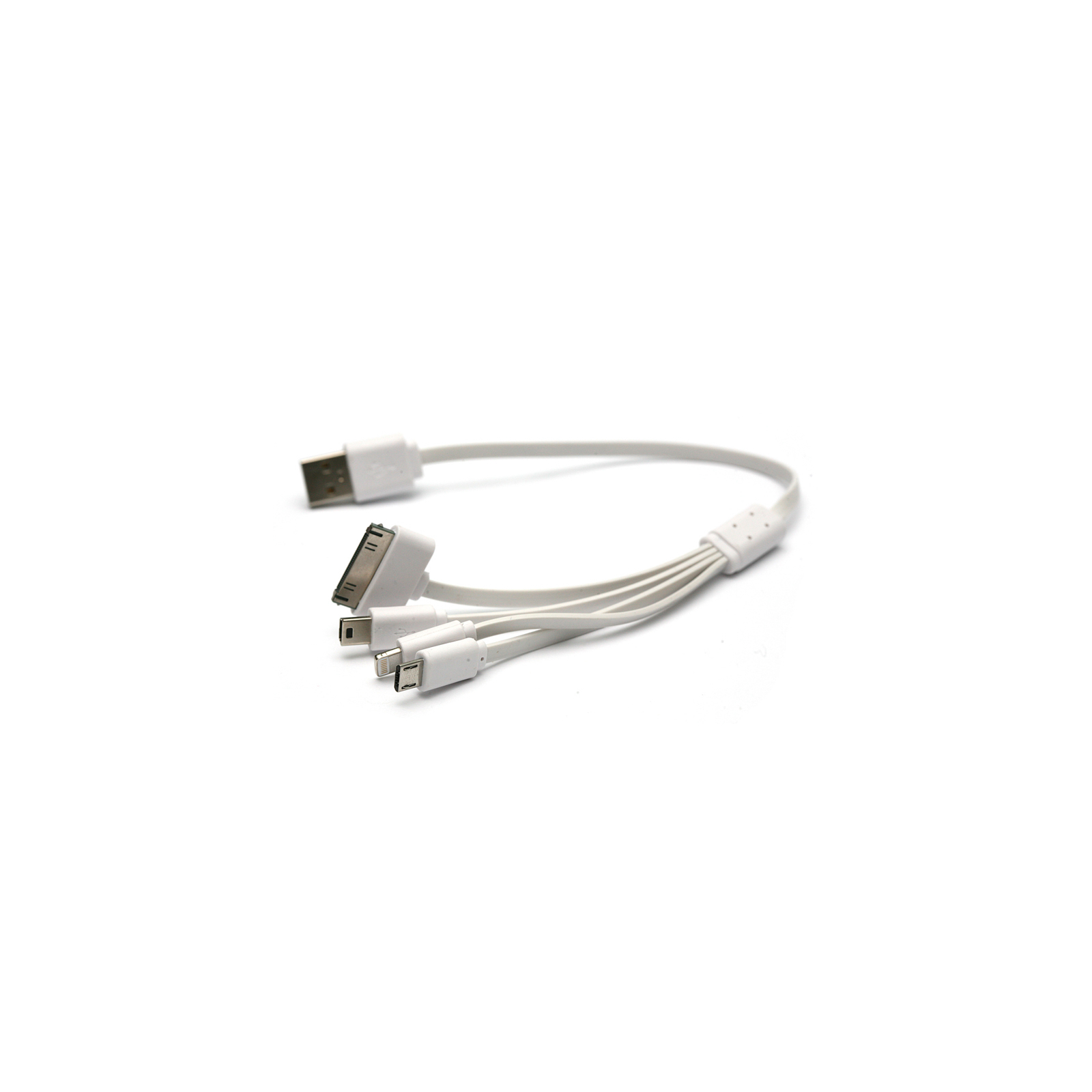 Дата кабель USB 2.0 AM to Lightning + Micro 5P + Mini 5P + Apple 30pin PowerPlant (KABUSBALL)