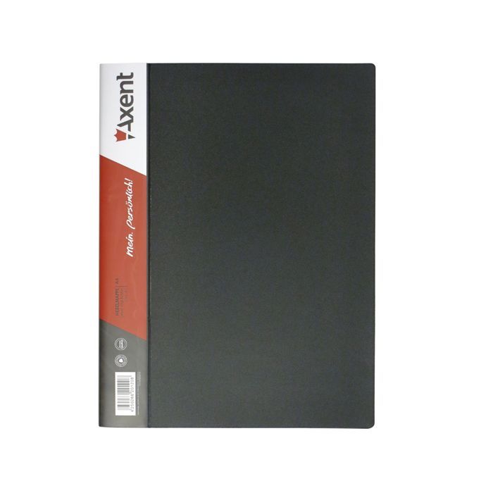 Папка с зажимом Axent А4, black (1301-01-А)