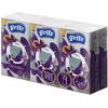 Салфетки косметические Grite Orchidea 4 слоя 9 шт х 6 пачек (4770023481167)